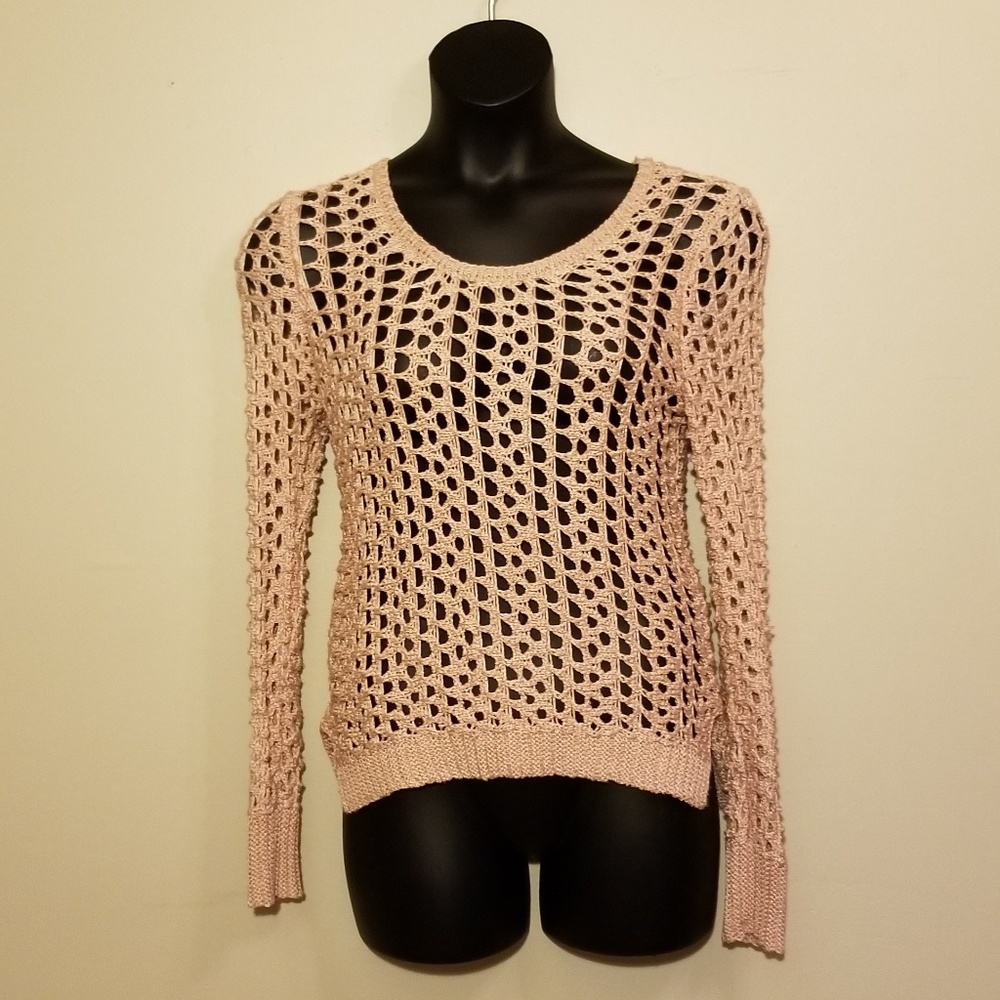 Lucky Brand crotchet Knitted Sweater
